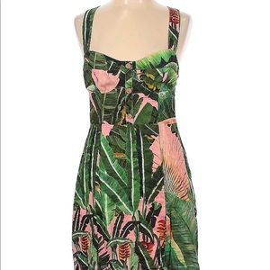 Farm Rio pink palm dress